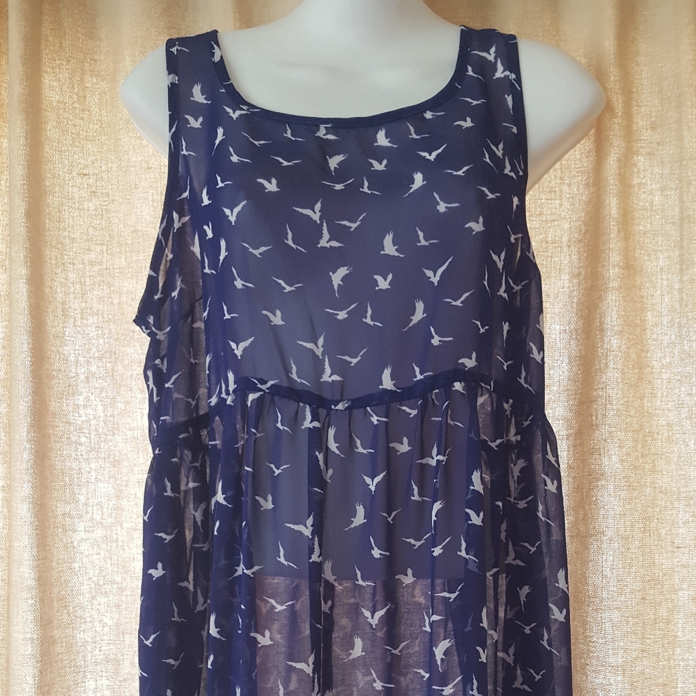 swimsuit cover up by Lily White size L.